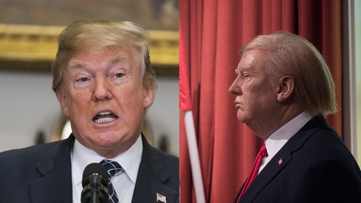 Trump odwołał wizytę w Londynie. Ambasadę USA odwiedziła jego "wierna kopia"