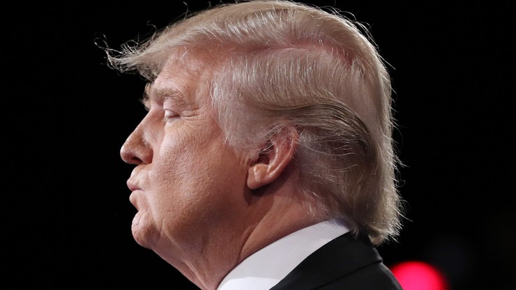 Jechał z tekturową głową Trumpa - zapłacił mandat