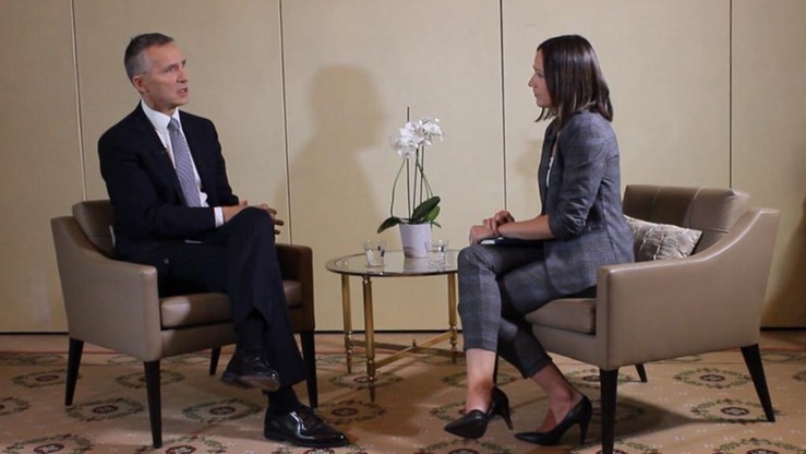 "Trump dotrzyma zobowiązań. USA potrzebują mocnego NATO" - Stoltenberg w Polsat News