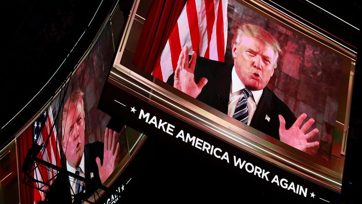 Trump oficjalnie kandydatem Republikanów w wyścigu o fotel prezydencki