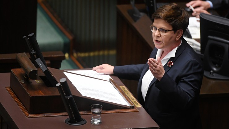"Antyeuropejskie", "Premier wylała frustrację" - opozycja o wystąpieniu Beaty Szydło