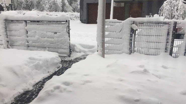 Śnieg po kolana w Częstochowie