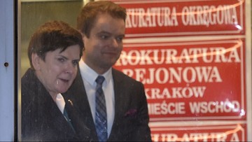 23-02-2017 19:00 Premier Beata Szydło już po przesłuchaniu ws. wypadku. Trwało 3 godziny