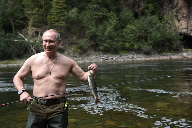 Putin na wakacjach. Na Syberii