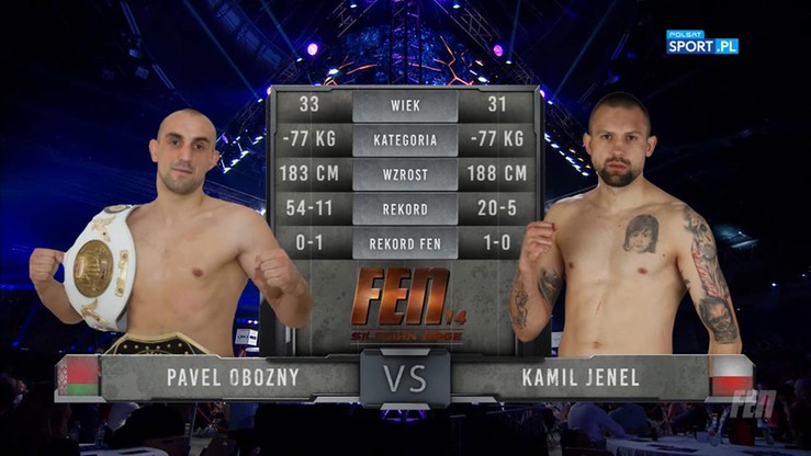 2016-10-15 Pavel Obozny - Kamil Jenel. Skrót walki
