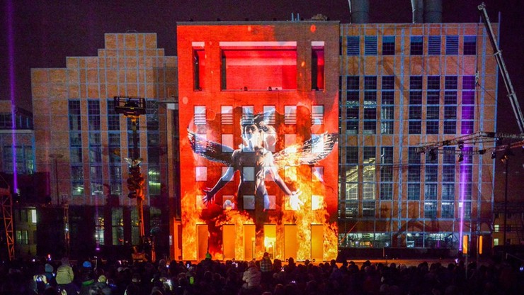 Oniryczne obrazy na Festiwalu Kinetycznej Sztuki Światła w Łodzi