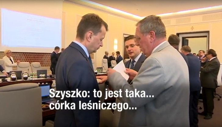 Szyszko: to nie była córka leśniczego, tylko inna