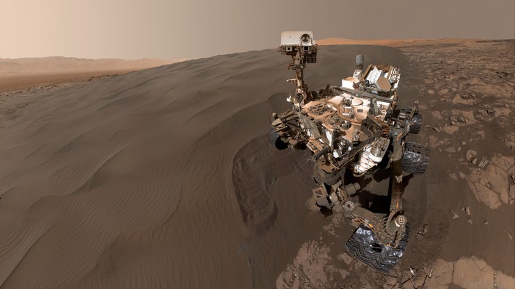 Nowe "selfie" łazika Curiosity