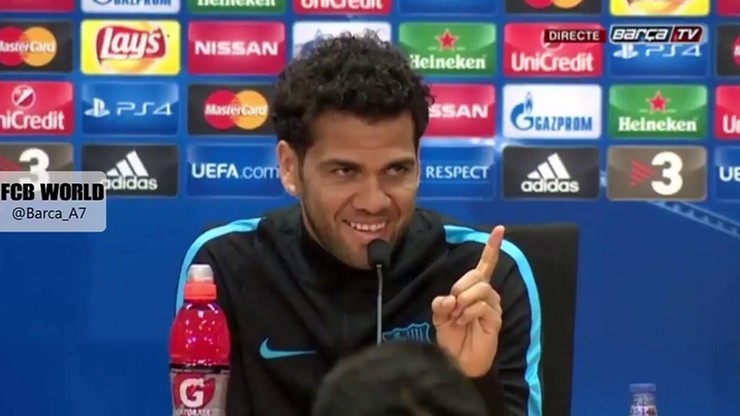 Dani Alves "przegonił" dziennikarzy z Madrytu