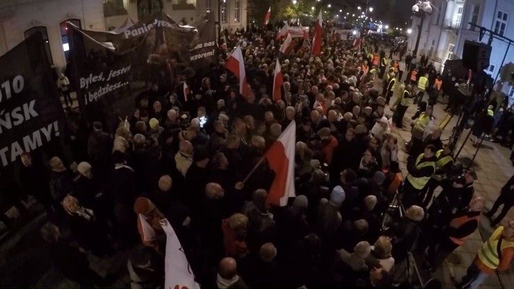 Adam Borowski: zostałem uderzony w twarz po uroczystości miesięcznicy smoleńskiej