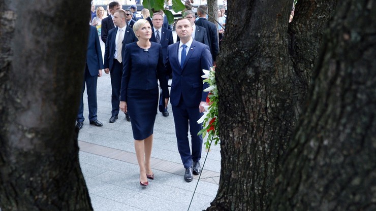 Duda oddał hołd ofiarom zamachów na World Trade Center