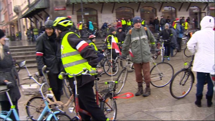 Rowerowa "Masa Krytyczna" w hołdzie Żołnierzom Wyklętym