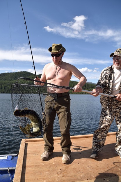 Putin na wakacjach. Na Syberii