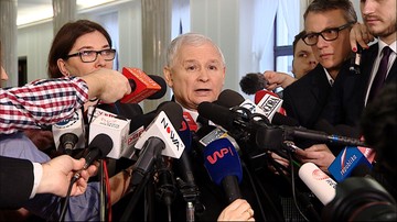 12-01-2017 14:54 "Trzeba przebudować regulamin, żeby takie operacje były bardzo utrudnione" - Kaczyński o proteście PO