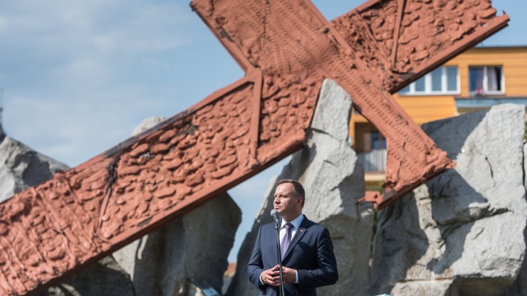 Prezydent: robotnicy w Lubinie zginęli za wolność