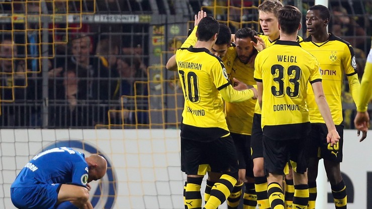 Gol Piszczka w Pucharze Niemiec, Borussia gra dalej