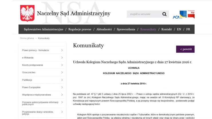 NSA o "zespole kolesi" - to niedopuszczalne i oburzające