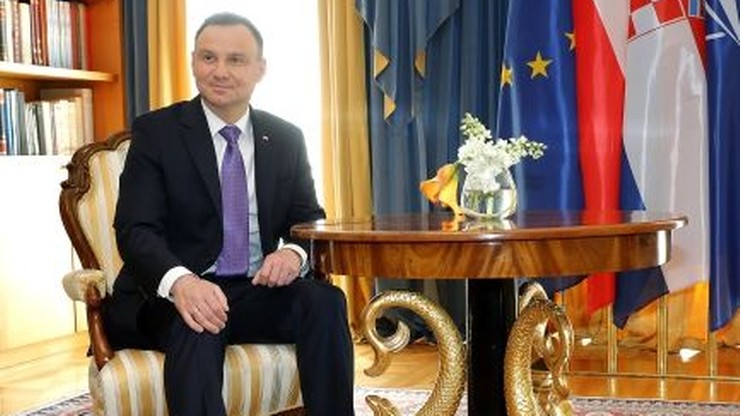 Prezydent "absolutnie negatywnie" o próbach nakładania na Polskę kar ws. relokacji