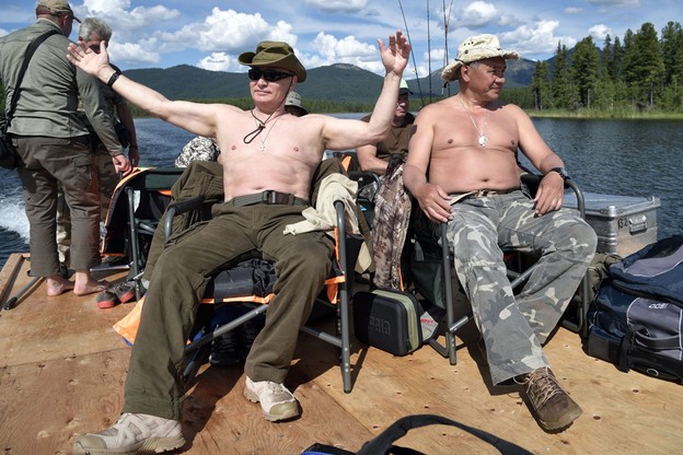 Putin na wakacjach. Na Syberii