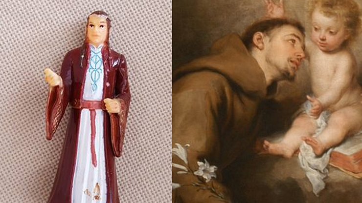 Modliła się do św. Antoniego. Okazało się, że to elf z "Władcy Pierścieni"