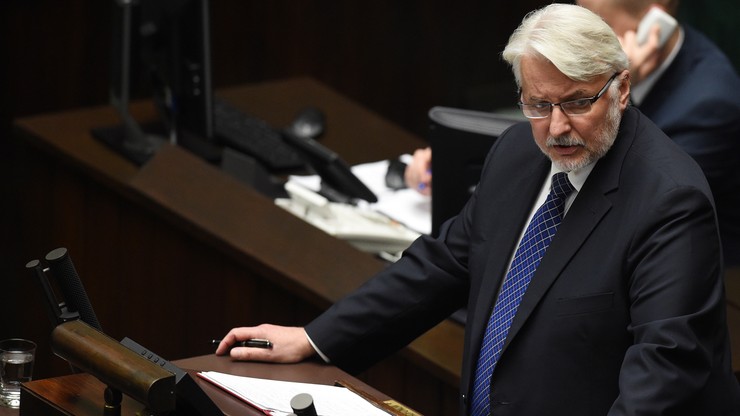 "Nie będzie jak było". Szef MSZ o polityce zagranicznej