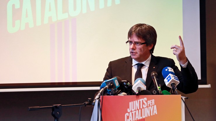Puigdemont zaprezentował listę wyborczą Razem dla Katalonii. "Posiadamy zdolność utworzenia niepodległego państwa"