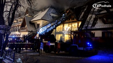 20-10-2017 11:22 "Pracownik hotelu wyłączył instalację alarmową". Raport straży pożarnej po pożarze w hotelu Belvedere