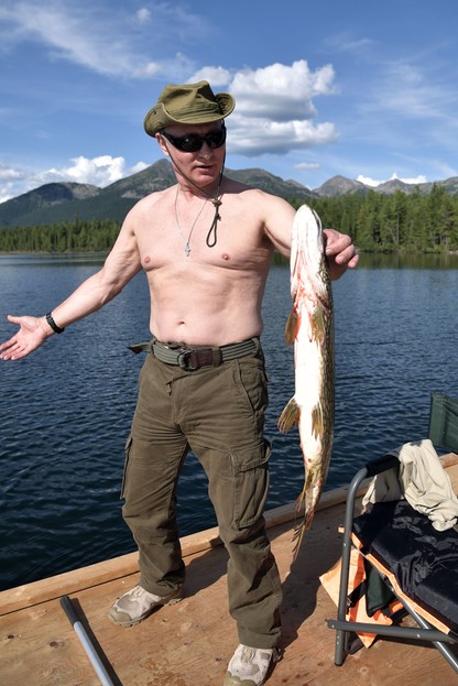 Putin na wakacjach. Na Syberii