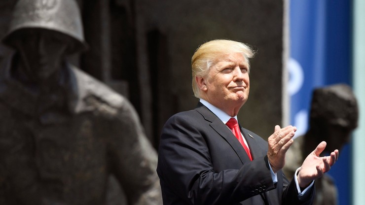 "Właściwe, niesmaczne, wojownicze". Niemiecka prasa o wystąpieniu Trumpa
