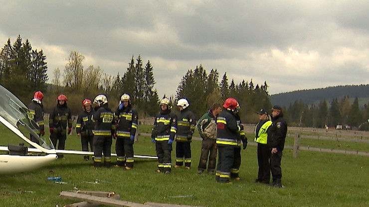 Wypadek szybowca. Nie żyje 21-letni pilot