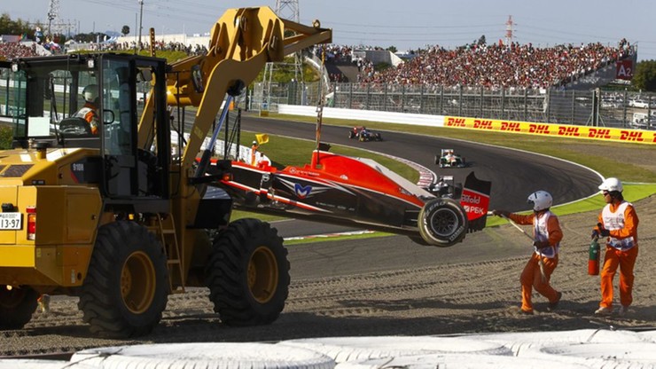 FIA: Bianchi uległ wypadkowi, bo jechał za szybko