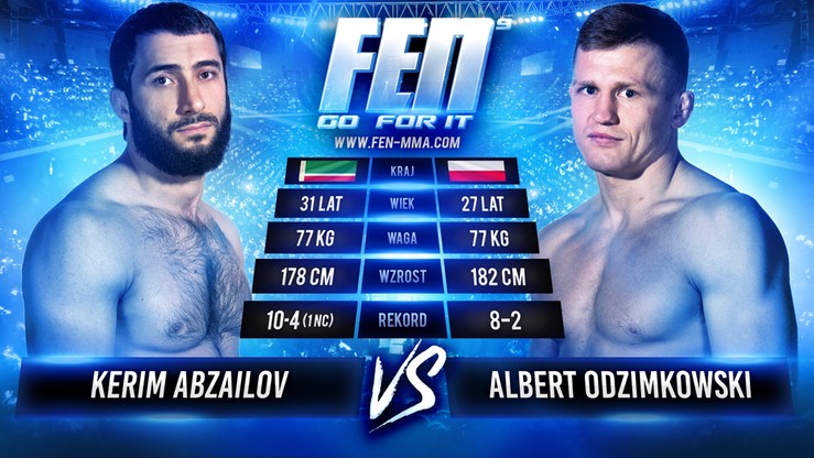 Odzimkowski vs Abzailov na gali FEN 9!