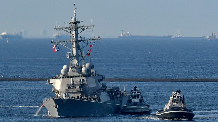 Odnaleziono ciała zaginionych marynarzy z USS Fitzgerald
