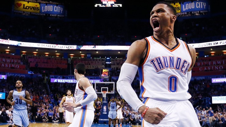 NBA: Genialny Westbrook z kolejnym triple-double! Porażka mistrzów