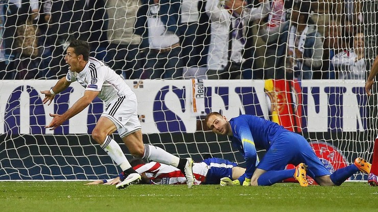Chicharito dał półfinał, bitwa o Madryt dla Realu! Juve obroniło się w Monako