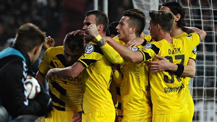 Puchar Niemiec: Pewny awans BVB. Czerwona kartka Peszki, Koeln za burtą