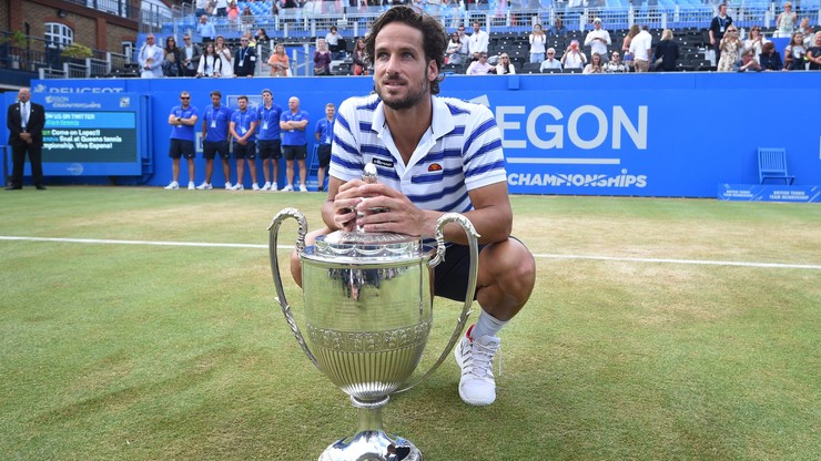 ATP w Londynie: Lopez w finale lepszy od Cilica