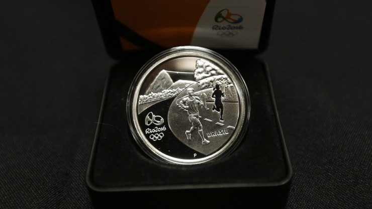 Brazylijski bank zaprezentował monety wybite z okazji IO w Rio de Janeiro