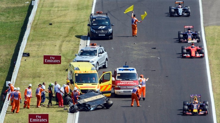 Wypadek Pereza na treningu przed GP Węgier