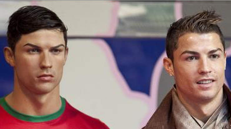 Ronaldo zasponsorował swoją figurę woskową. Włosy sprowadził z... Indii