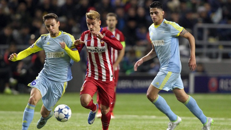 Liga Mistrzów: Bezbarwne Atletico tylko remisuje w Astanie