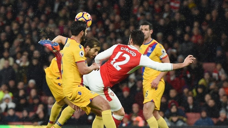 Giroud zabawił sie w "Ibrę"! Gol Francuza ozdobą meczu Arsenalu z Crystal Palace