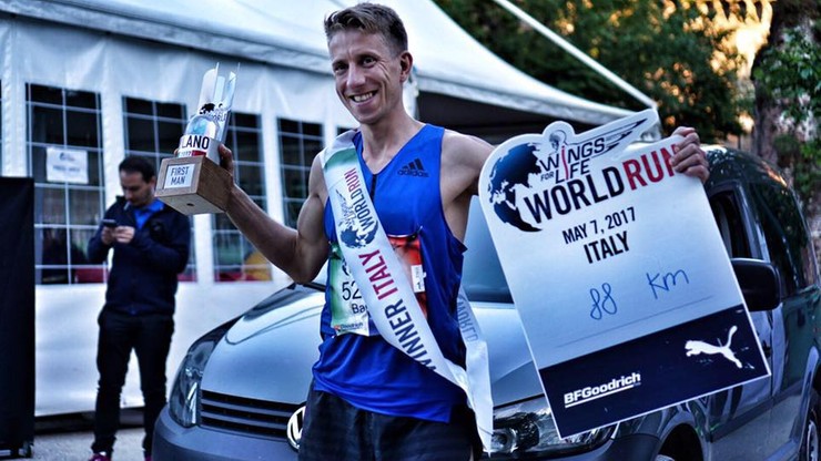 Nasz kolega drugi na świecie w biegu "Wings for Life World Run 2017"