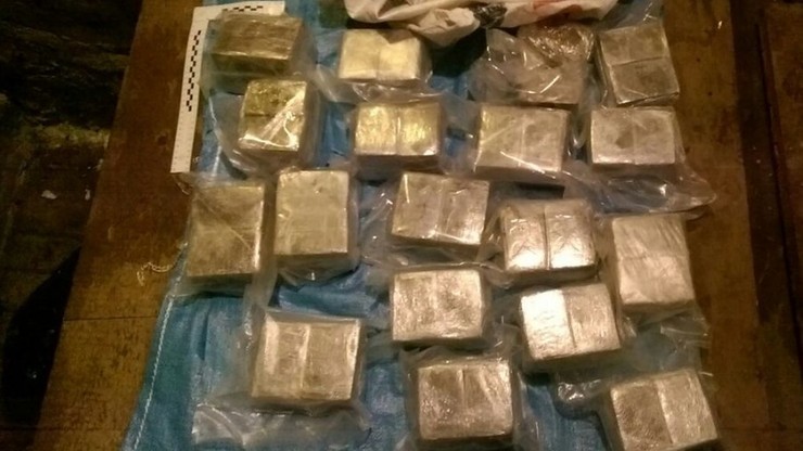 Przechwycono ponad 40 kg narkotyków przemyconych z zagranicy