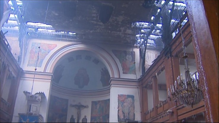 Spłonął zabytkowy kościół w Braniewie. Ogromne straty