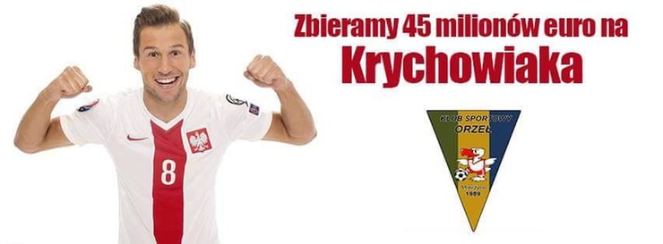 Orzeł Mrzeżyno zbiera na Krychowiaka. Brakuje 44 999 989 euro