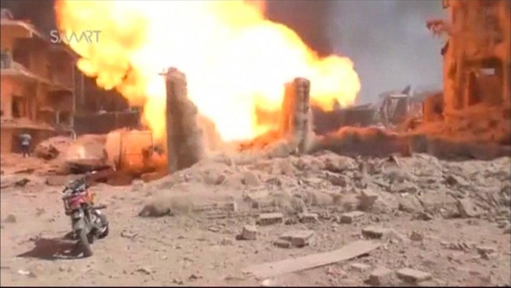 Już 44 zabitych w zamachu bombowym w Al-Kamiszli w Syrii