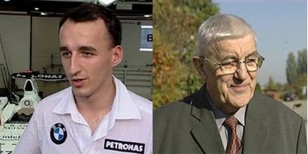Robert Kubica i Maciej Giertych