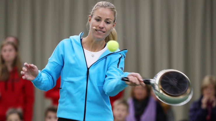 Tenisistka Angelique Kerber na obiedzie z Barackiem Obamą