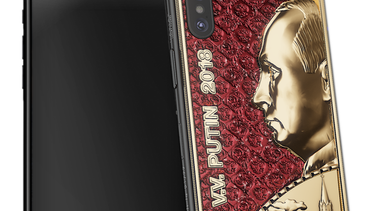 "Nieodłączny atrybut obywatela i patrioty". iPhone ze złotym wizerunkiem Putina